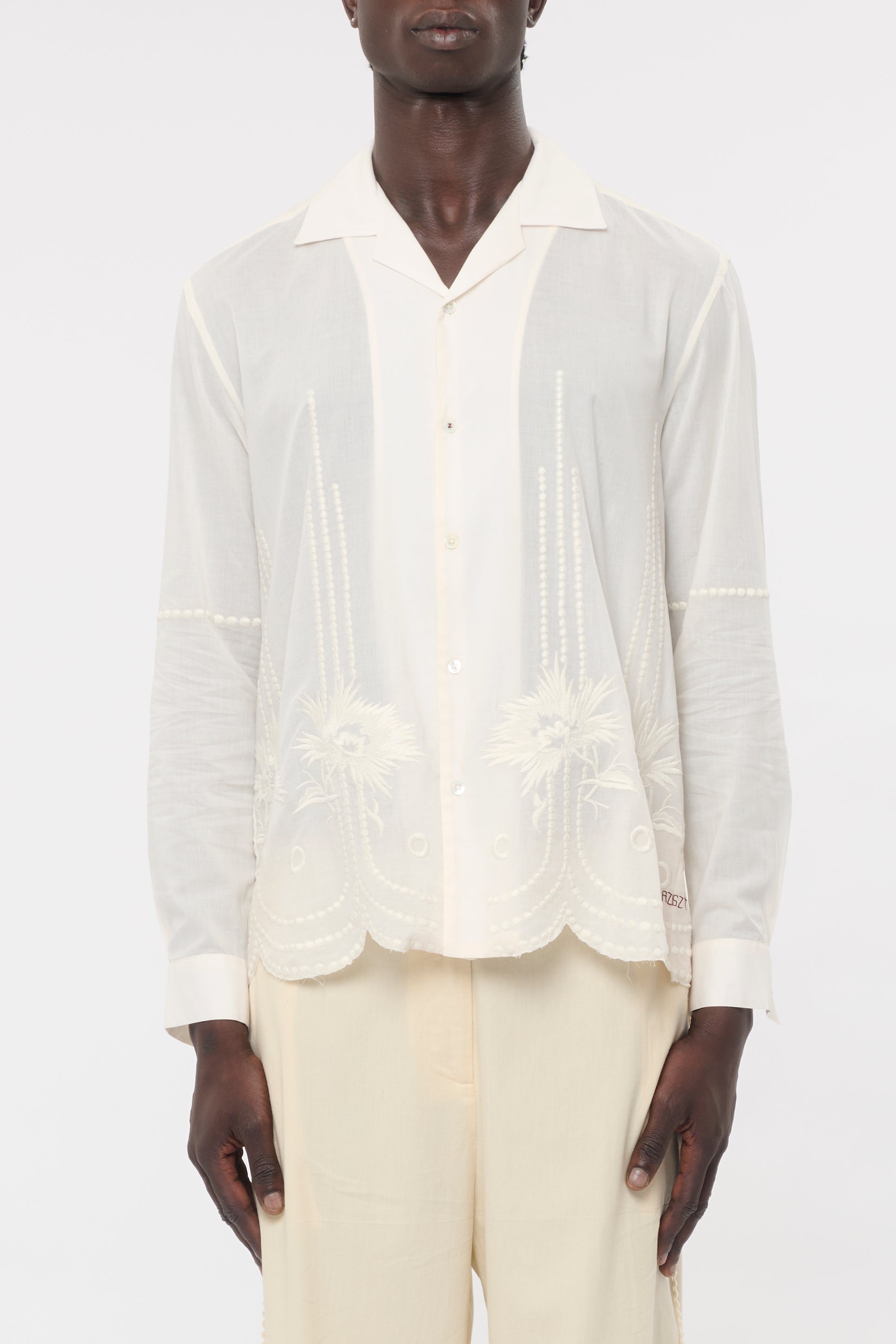 Baziszt Grace Shirt — White