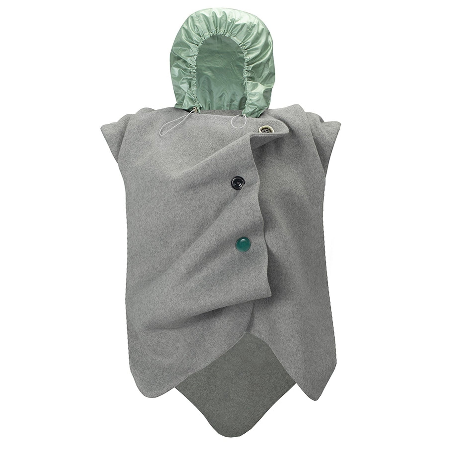 Grey “Mythogenesis” Wavy Ruched Vest