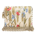 Calfskin Hibiscus Card Holder with Chain
