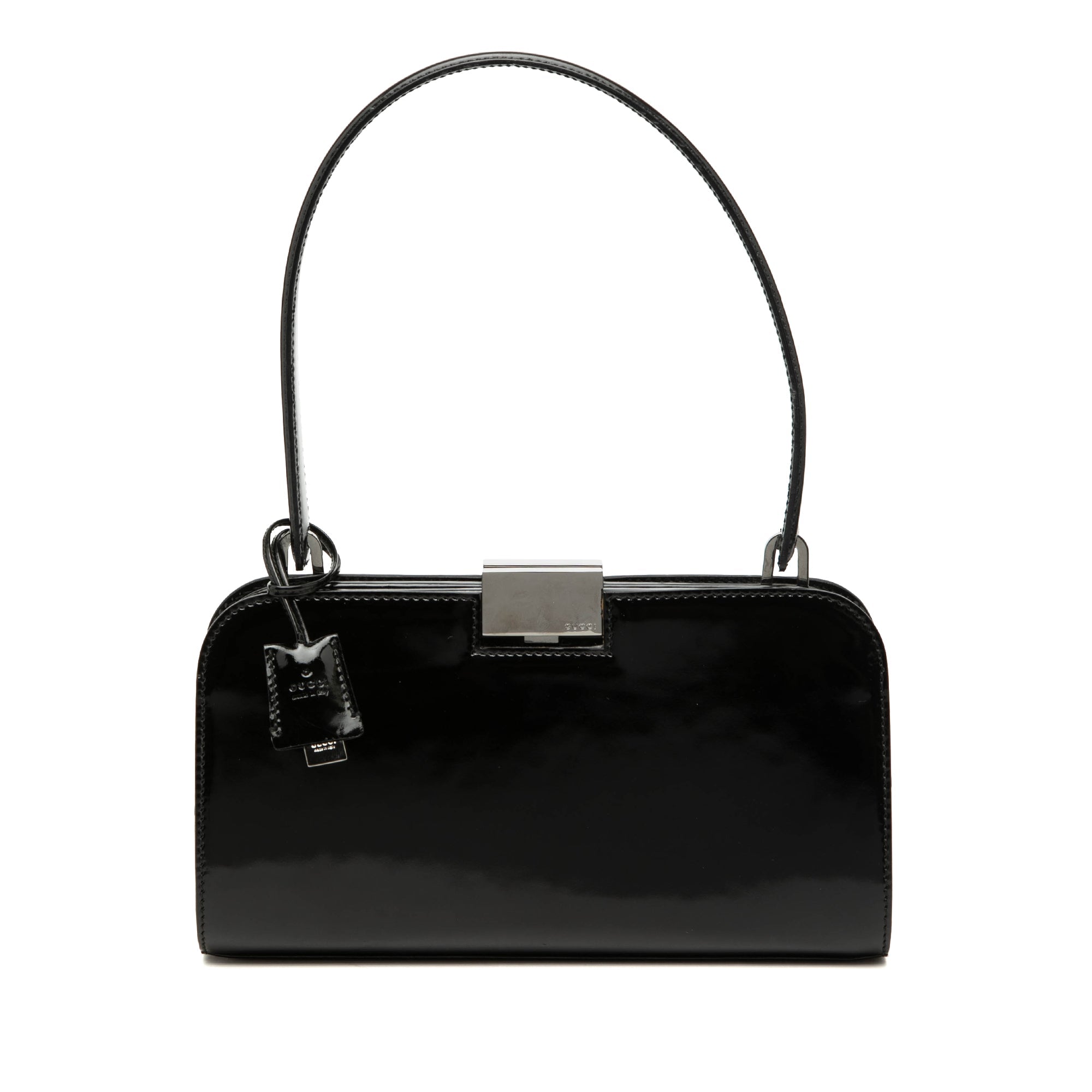 Patent Clasp Handbag