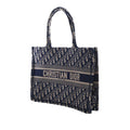 Medium Oblique Embroidered Canvas Book Tote