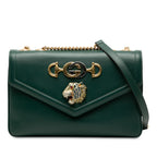 Medium Leather Rajah Crossbody
