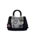 Denim Patch D Light Satchel