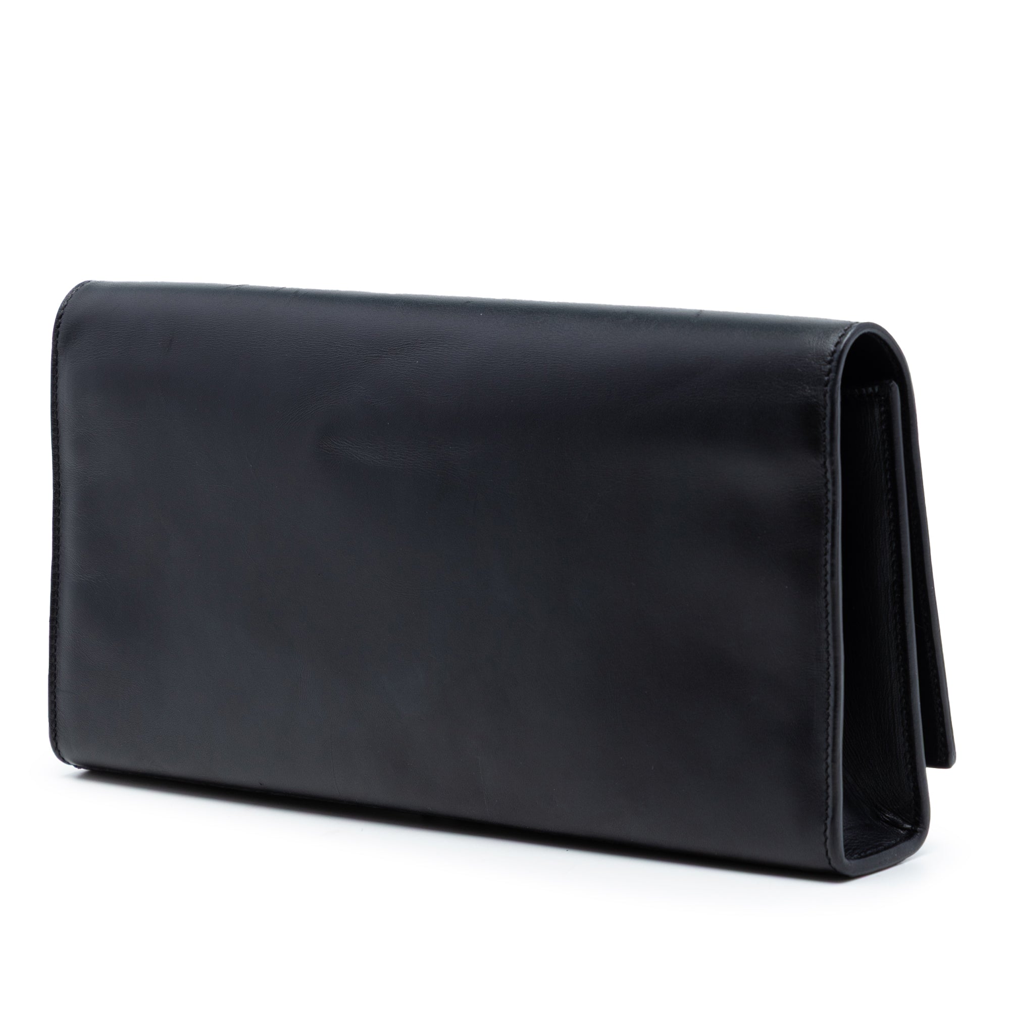 Smooth Calfskin Cassandre Tassel Clutch