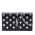 Medium Calfskin Monogram Heart Studded Kate Crossbody