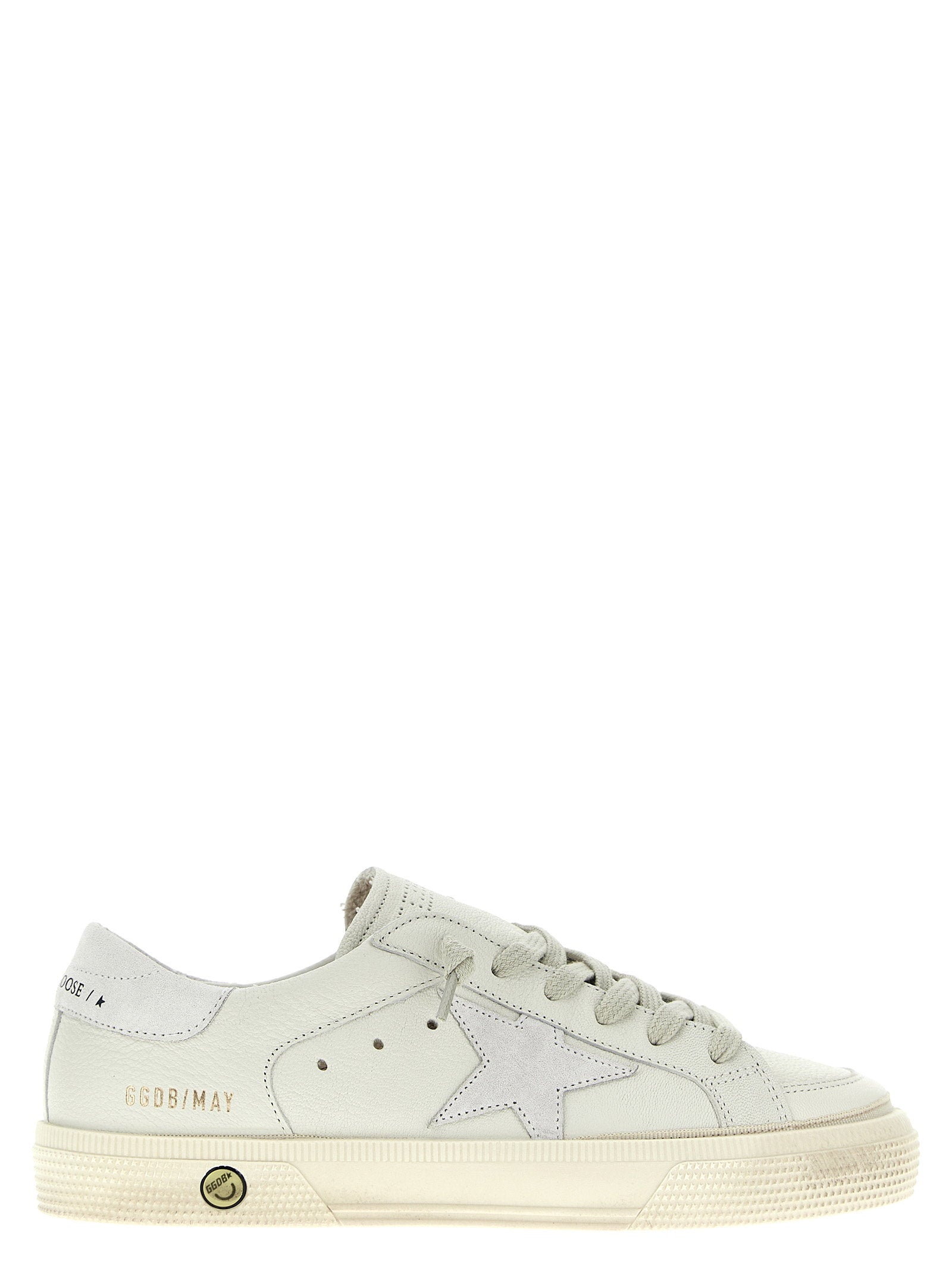 Golden Goose May Sneaker — Cream