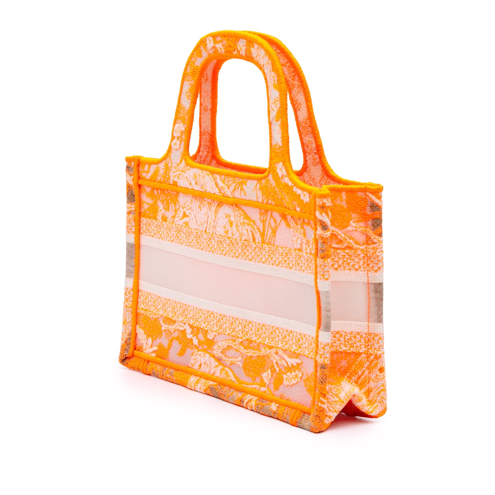 Mini Canvas Embroidered Dioriviera Toile De Jouy Book Tote