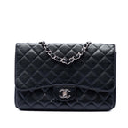 Jumbo Classic Caviar Single Flap