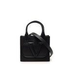 Mini Leather VLogo Walk Tote