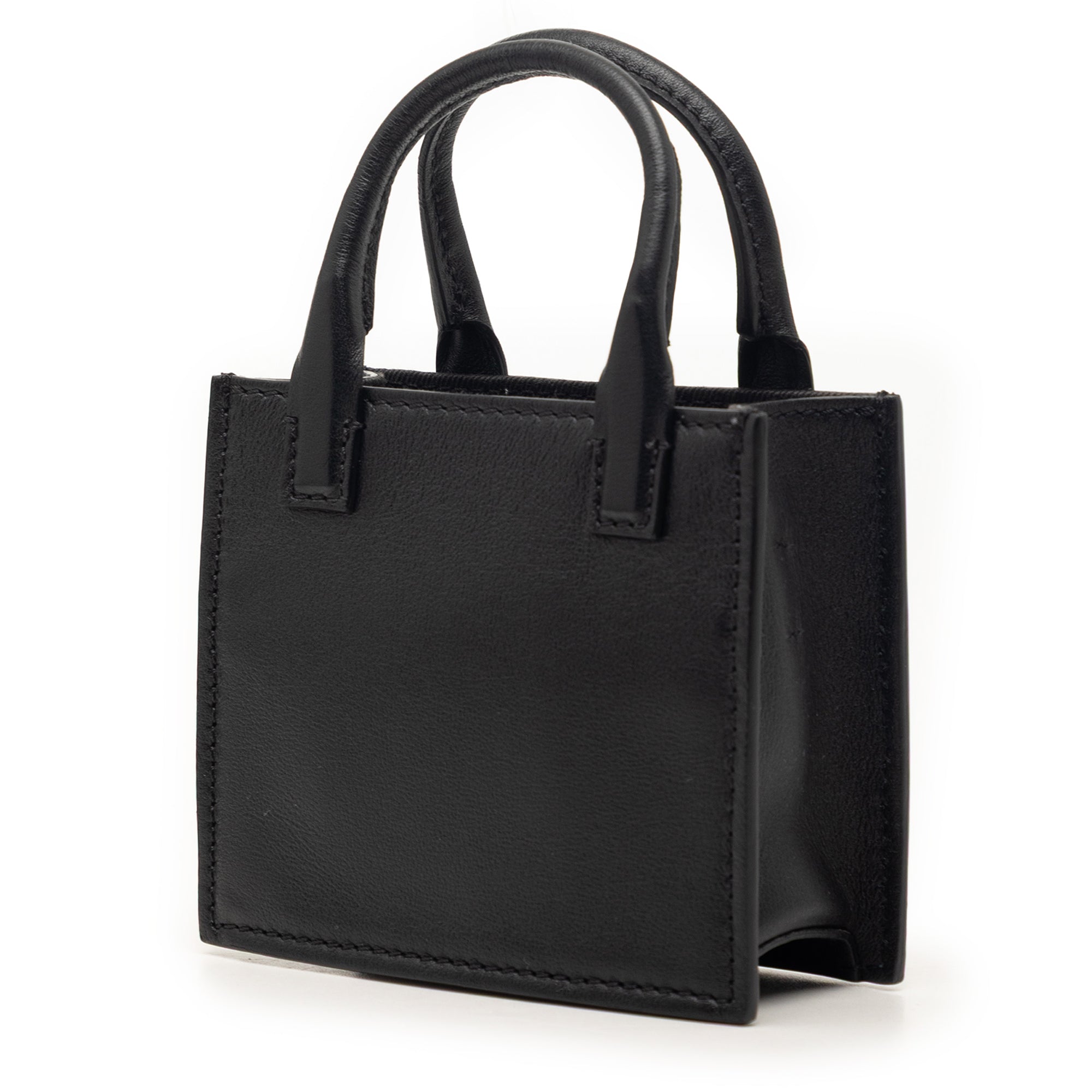 Mini Leather VLogo Walk Tote