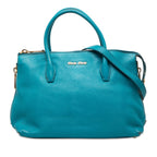 Goatskin Madras Convertible Side Zip Satchel