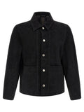 Giorgio Brato Suede Jacket — Black