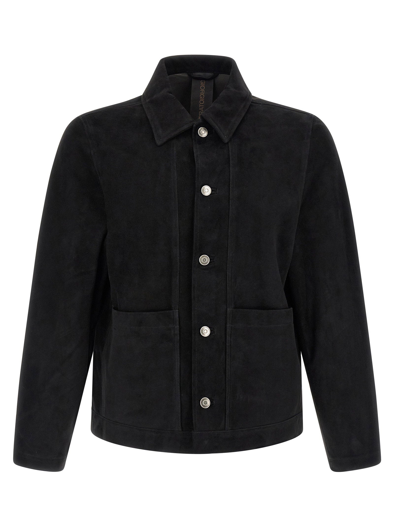 Giorgio Brato Suede Jacket — Black