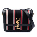 Small Canvas Striped Solferino Satchel In Box