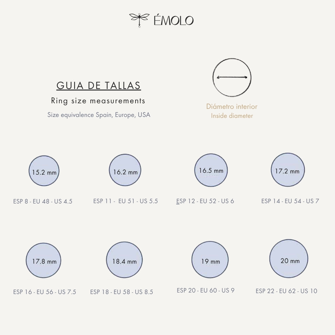 Anillo para mujer color hielo con ónix