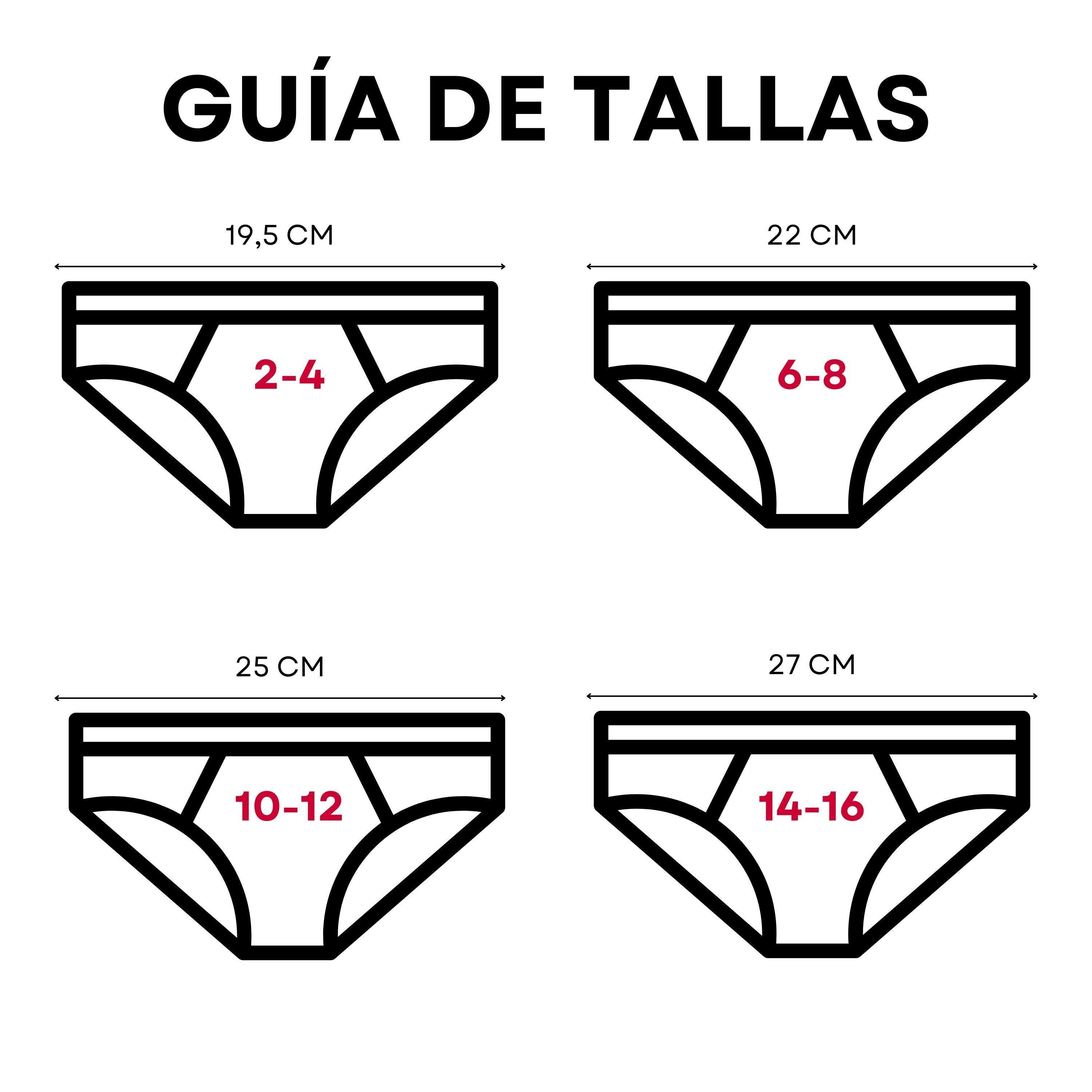 Don Algodon Kids | Pack 6 Slips Lisos para Niño | Calzoncillos Transpirables