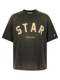 Golden Goose Logo-Print T-Shirt — Black