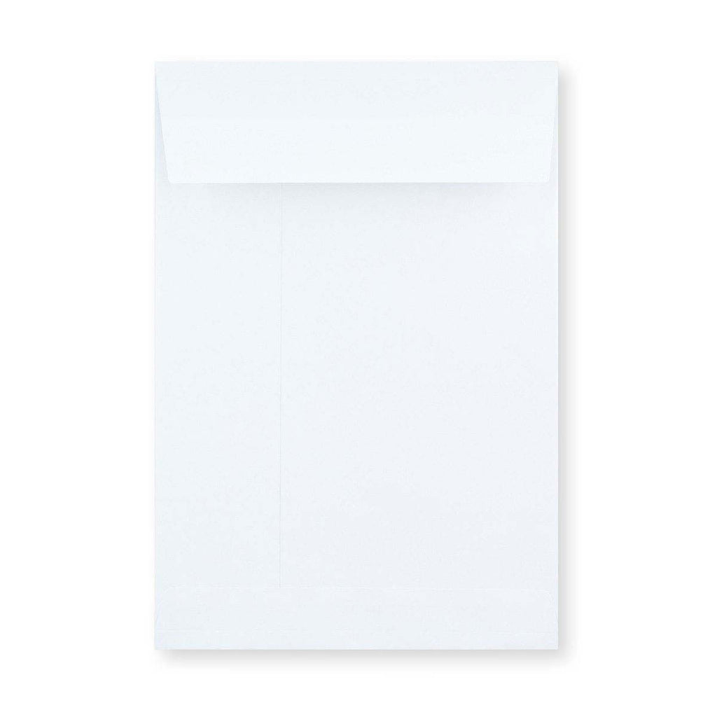 White Recycled Gusset Peel & Seal Envelope (178 x 254 x 25mm)