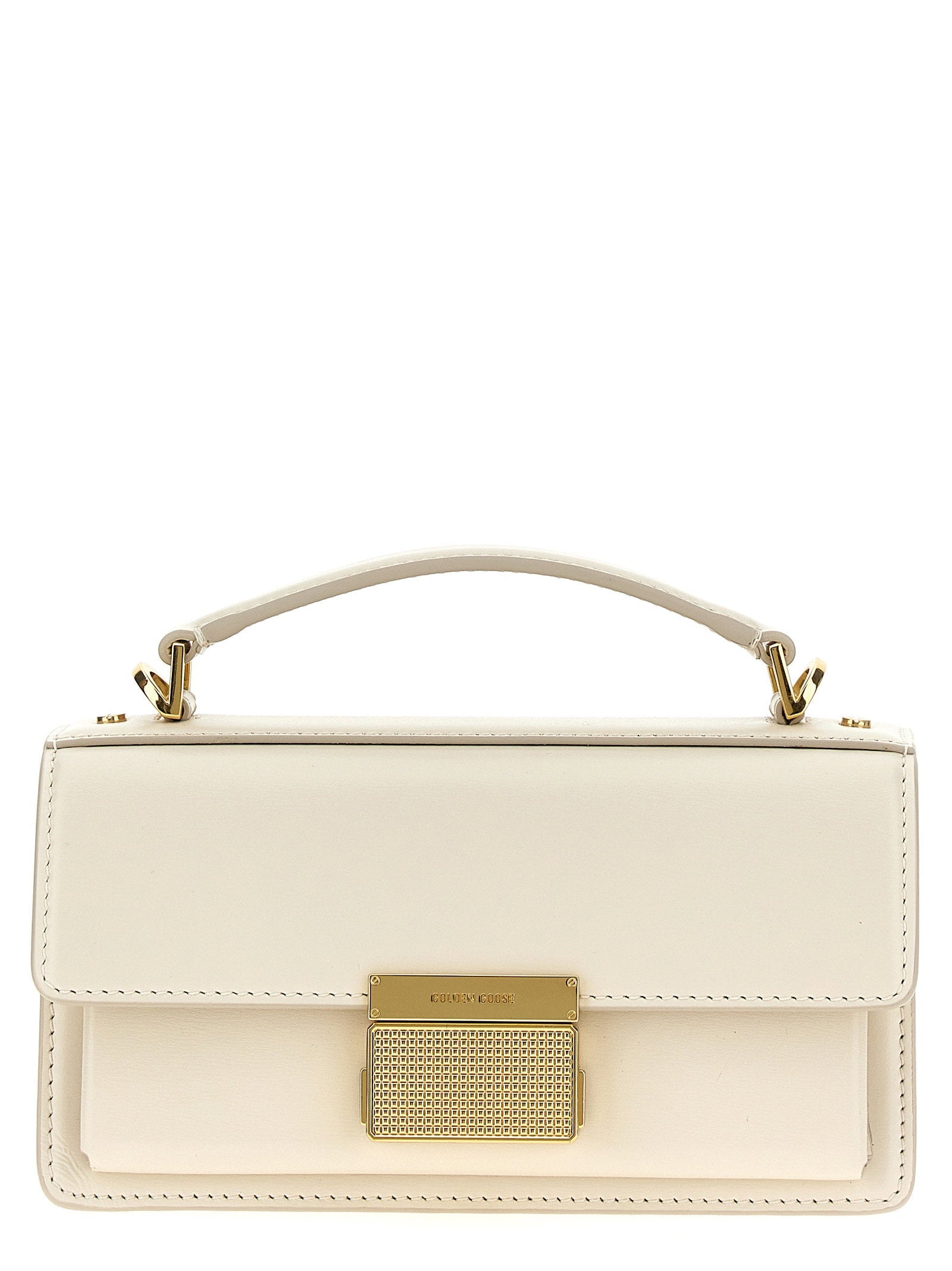 Golden Goose Venezia Top Handle Bag — Cream