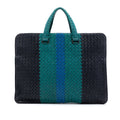 Nappa Intrecciato Club Fume Briefcase