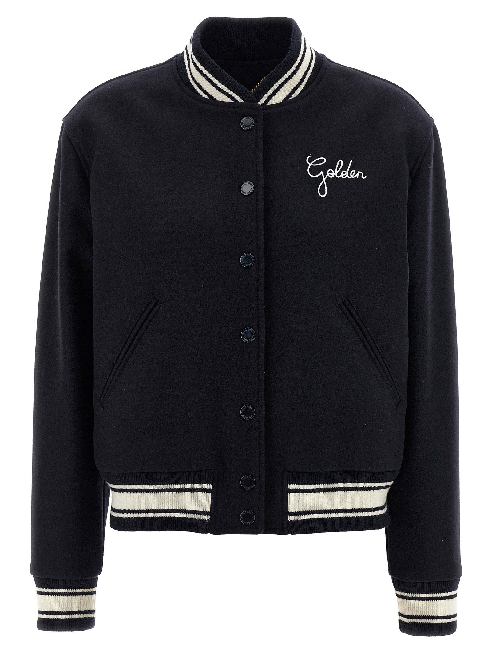 Golden Goose Dirce Bomber Jacket — Black