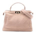 Large Shearling Peekaboo ISeeU Satchel