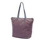 Saffiano Trimmed Tessuto Stampato Satchel