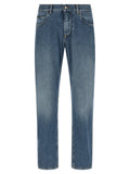 Dolce & Gabbana Stone-Washed Denim Jeans — Blue