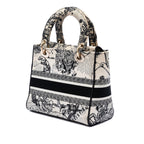 Medium Embroidered Canvas Zodiac Lady D Lite