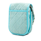 Mini CC Quilted Denim Crossbody