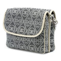 Camellia Printed Canvas Double Side Flap