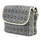 Camellia Printed Canvas Double Side Flap