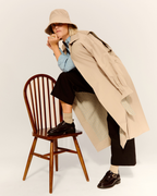 gabardina lia beige ✳