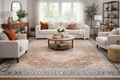 Gael Rust Boutique Washable Rug