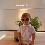 Gafas de sol infantil White Cat eyes Polarized Sostenibles Nenina & Co