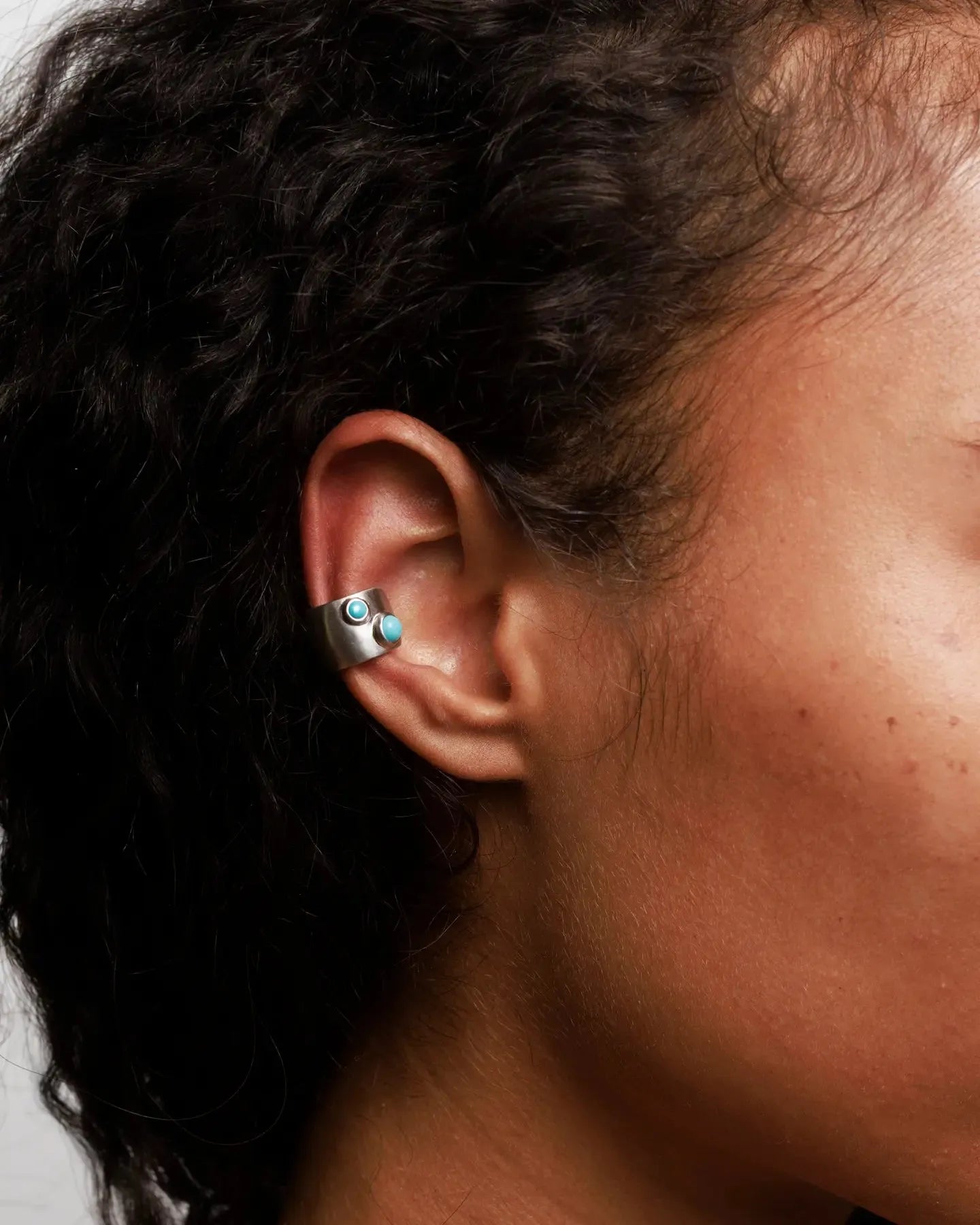 Galet Ear Cuff in Sterling Silver