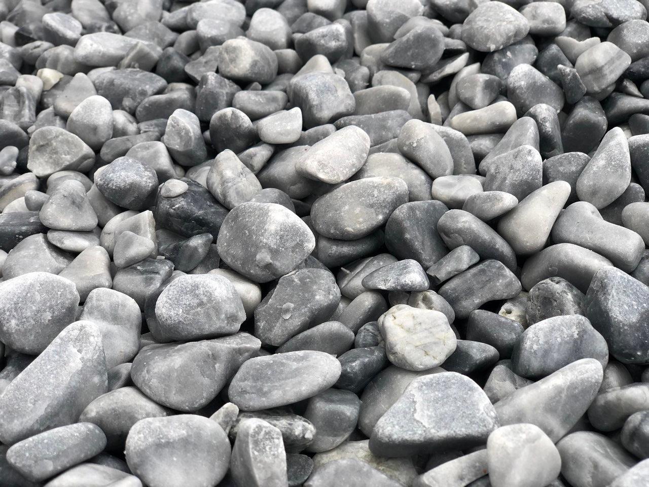 Canto rodado gris azulado prémium