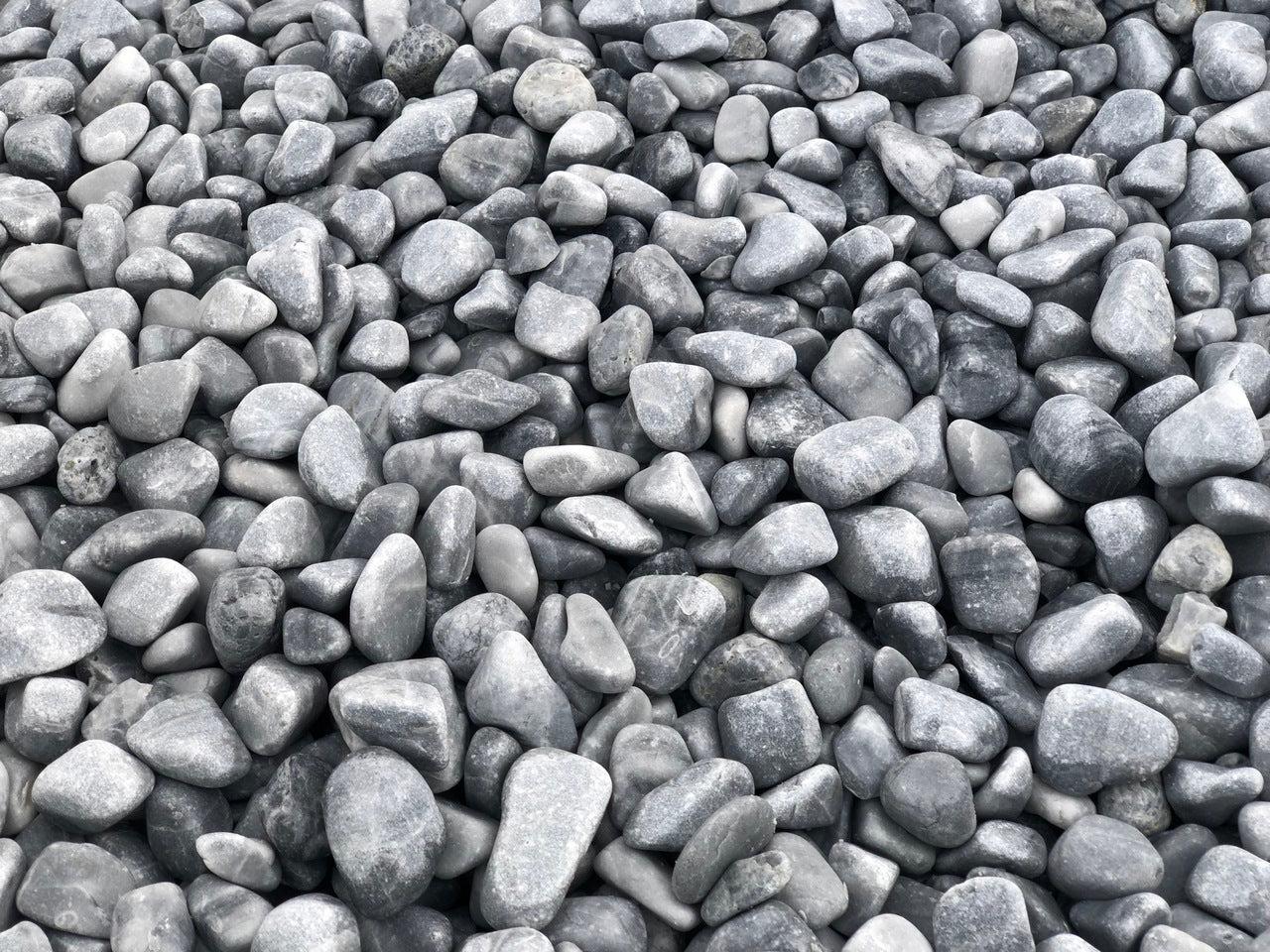 Canto rodado gris azulado prémium