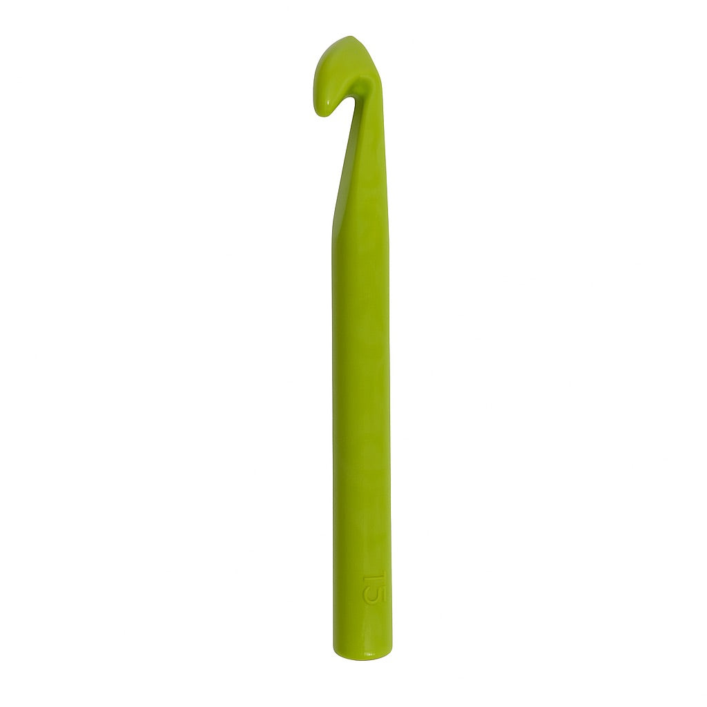 Ganchillo de plástico 15 mm – crochet XL para trapillo