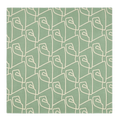 Geometric Petal Weave Square Hand Tufted Rug