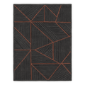 Geometrical Abstract Stripes Hand Tufted Rug