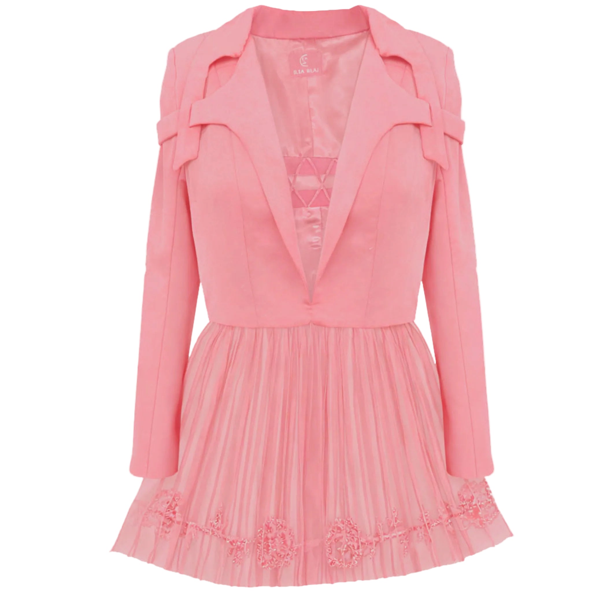 Peplum Style Jacket | Pink