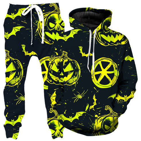 Ghoul Glow Hoodie and Joggers Combo