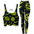 Ghoul Glow Crop Top and Leggings Combo
