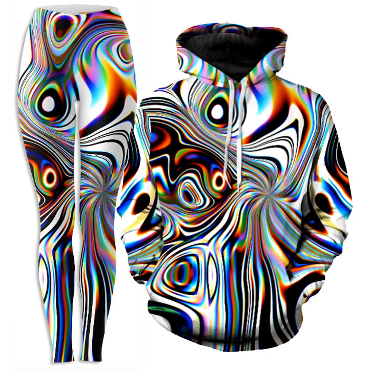 Oil Aura Hoodie and Leggings Combo