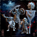 The Black Horde Goblins Desert Archers, The Beholder Miniatures
