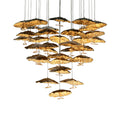 Gold Moon Chandelier