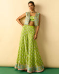 Green Eira Pant Set By KYNAH, Luxury Indian Fashion & Bridal Wear