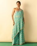 Dia One Shoulder Set By KYNAH, Luxury Indian Fashion & Bridal Wear