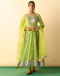 Green Akira Anarkali Set By KYNAH, Luxury Indian Fashion & Bridal Wear